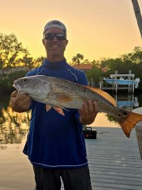 Beautiful red caught with Skyway Seafaris