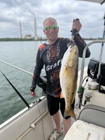 Great captain that knows how to catch fish. 