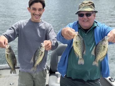 Fishing for Crappies on Lac Du Flambeau Flowage