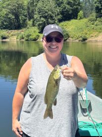 Small mouth bass fishing