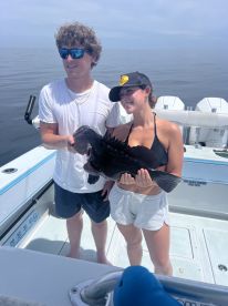 We all had a great day, caught a bunch of fish,  a great day all around.