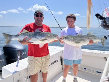 Caught stripers from start to end
