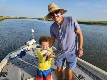 Great time fishing with my 4yr old son!