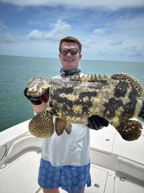Great Day Catching Goliath Grouper