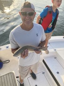 Captain knows where to fish. 