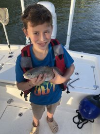 Captain knows where to fish. 