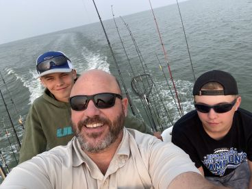 Great day on the bay on Danny Boy