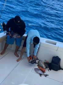 Clean boat, music, and a great time