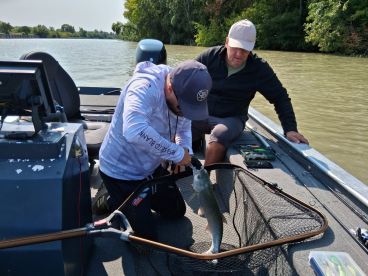 Fishing trip on the Danube