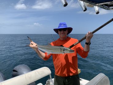 Beautiful day, good boat, great crew, caught fish! Just about the perfect day.
