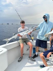 Our main objective was catching sailfish. We have two kids who each caught adult sailfish. We are having them mounted by Gray\u2019s Taxidermy. Captain Tim, and deck hand Tom had the skill to know where to look for them and how to catch them.