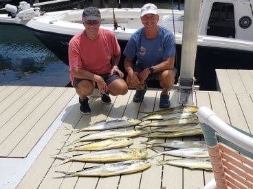 Captain Jim put us on the Mahi