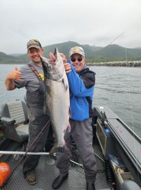Our Chinook fishing dream came true!
