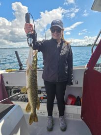 "Fish On" and Beautiful day on the water