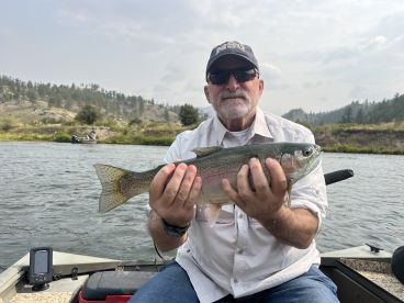 Caught Rainbows on the fly