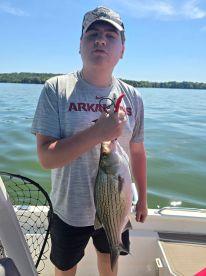 Great Day fishing on the lake with Brian