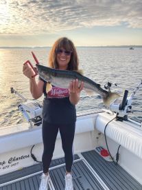 Beautiful Birthday on Lake Catching Fishl