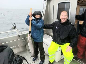 Coho with Captain Chris!