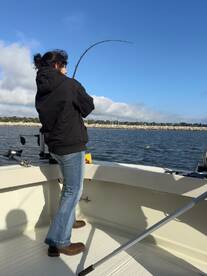 Comfortable down to earth captain and mate