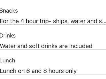 Make sure you eat before you go!