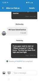 On this trip no live bait, it was very dull trip