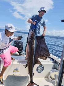 Big Pacific Sailfish caught!!