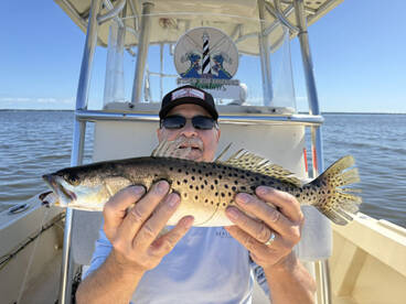 Digging for Speckled Sea Trout