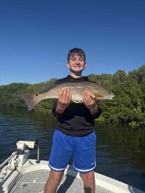 Jacob took us to the Redfish! 