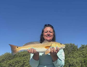 Jacob took us to the Redfish! 