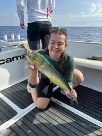 5 Mahi Mahi and 1 Small Bluefinn Tuna