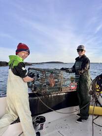 Great family lobstering trip