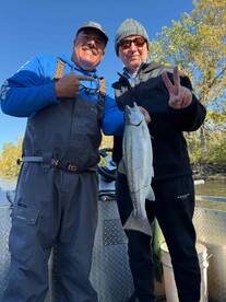 Sunny skies, shy fish! 