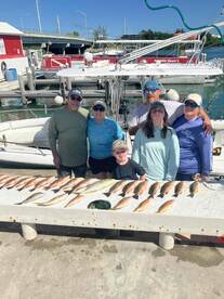 geat day fishing with captain Ed on wet tails