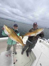 The hunt for big redfish was successful