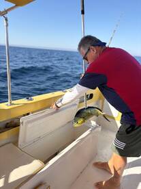 Excelente día de pesca 