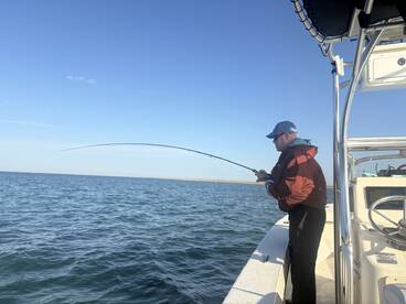 First false albacore on a fly!