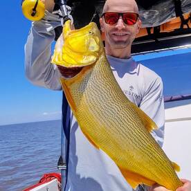 Nice day on Rio de la Plata - several dorados caught