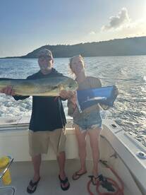 Boat is outfitted to catch Fish