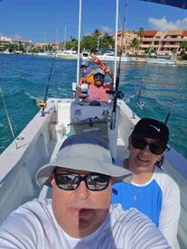 Fishing with Capitan Jeremiah Luna and Martin.