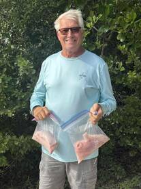 Not just going fishing but catching fish!