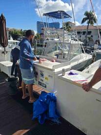 Captain Colton got our 4 person group fish