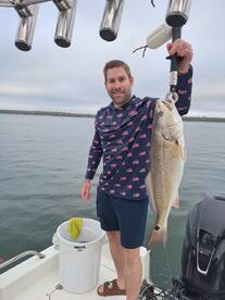 A few less Red Fish in the lake.