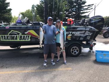 First time on lake Michigan