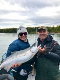 Kristie\u2019s first salmon