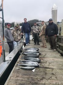 Full day salmon fishing 