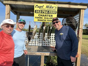 A great day for fish\u2019g with Capt Mike! 