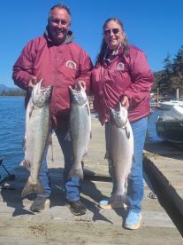 Full Day of fabulous fishing and crabbing with a great guide, who was so patient with two novices