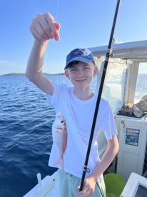 Nice small boat for a family fishing