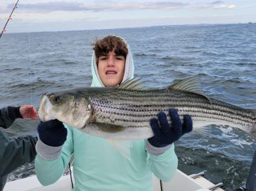 A boat full of Stripers!