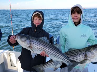 A boat full of Stripers!